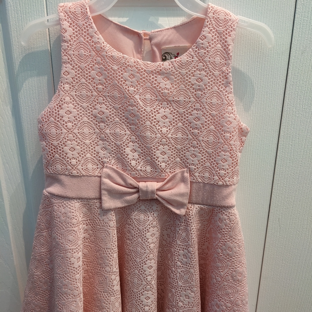Light Pink Lace Dress, Size 24 months